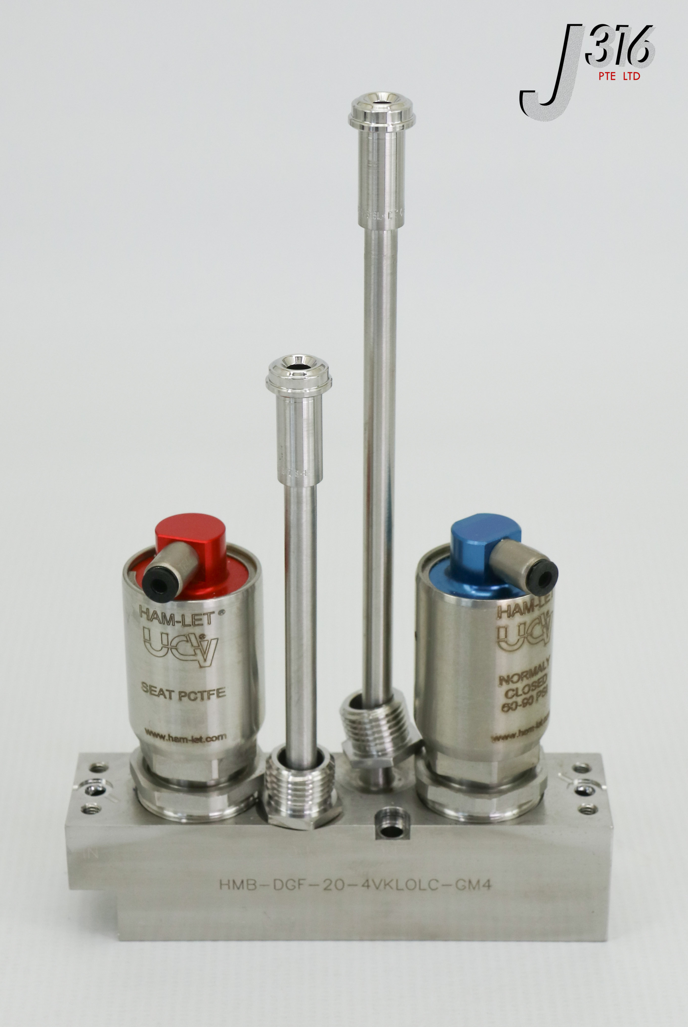 のん(^^)様 24817 HAM-LET UCV DIAPHRAGM VALVE BLOCK, 60-90 PSI HMB-DGF-20